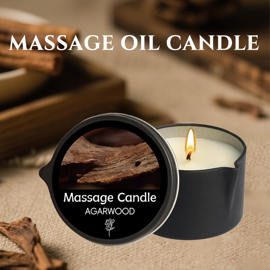 Scented Candle Luxury - Massage Candle - for RelaxingOil Therapy，Spa
