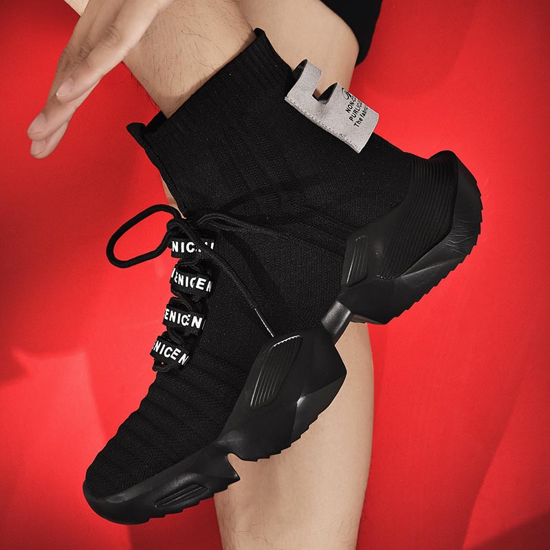Luxury Lifestyle Resorts - Plus Size Hightop High-soled Men Sport