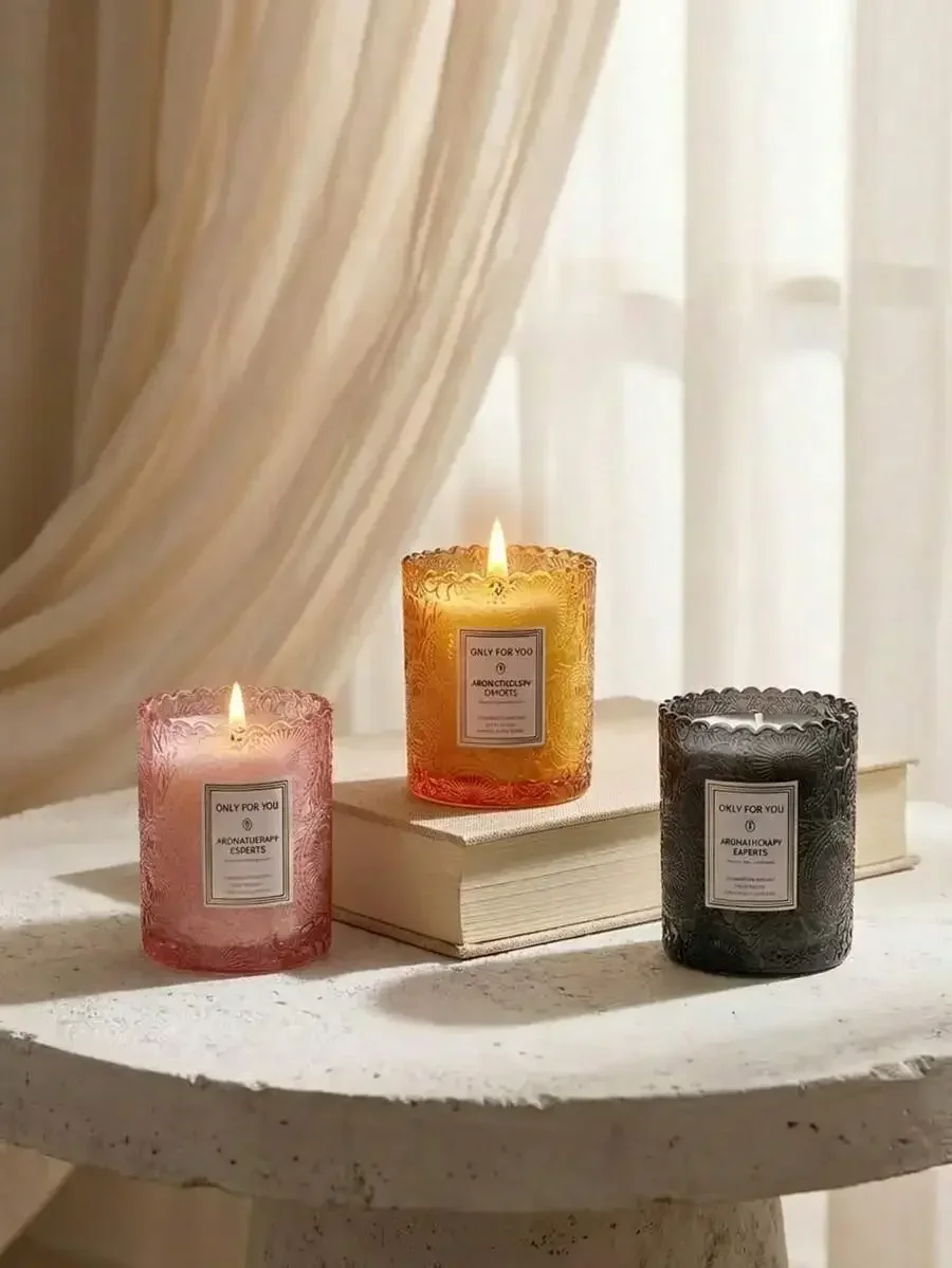 Scented Candle Luxury - Natural Soy Wax Scented Candle -