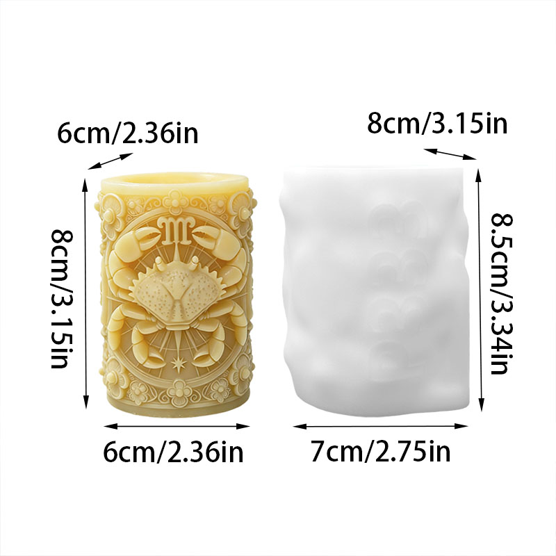 Cancer Zodiac Star Sign Blue C - Scented Candle Luxury 리뷰 및 가격