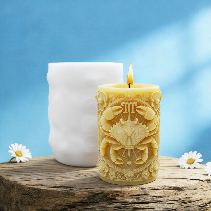 Cancer Zodiac Star Sign Blue C - Scented Candle Luxury 리뷰 및 가격
