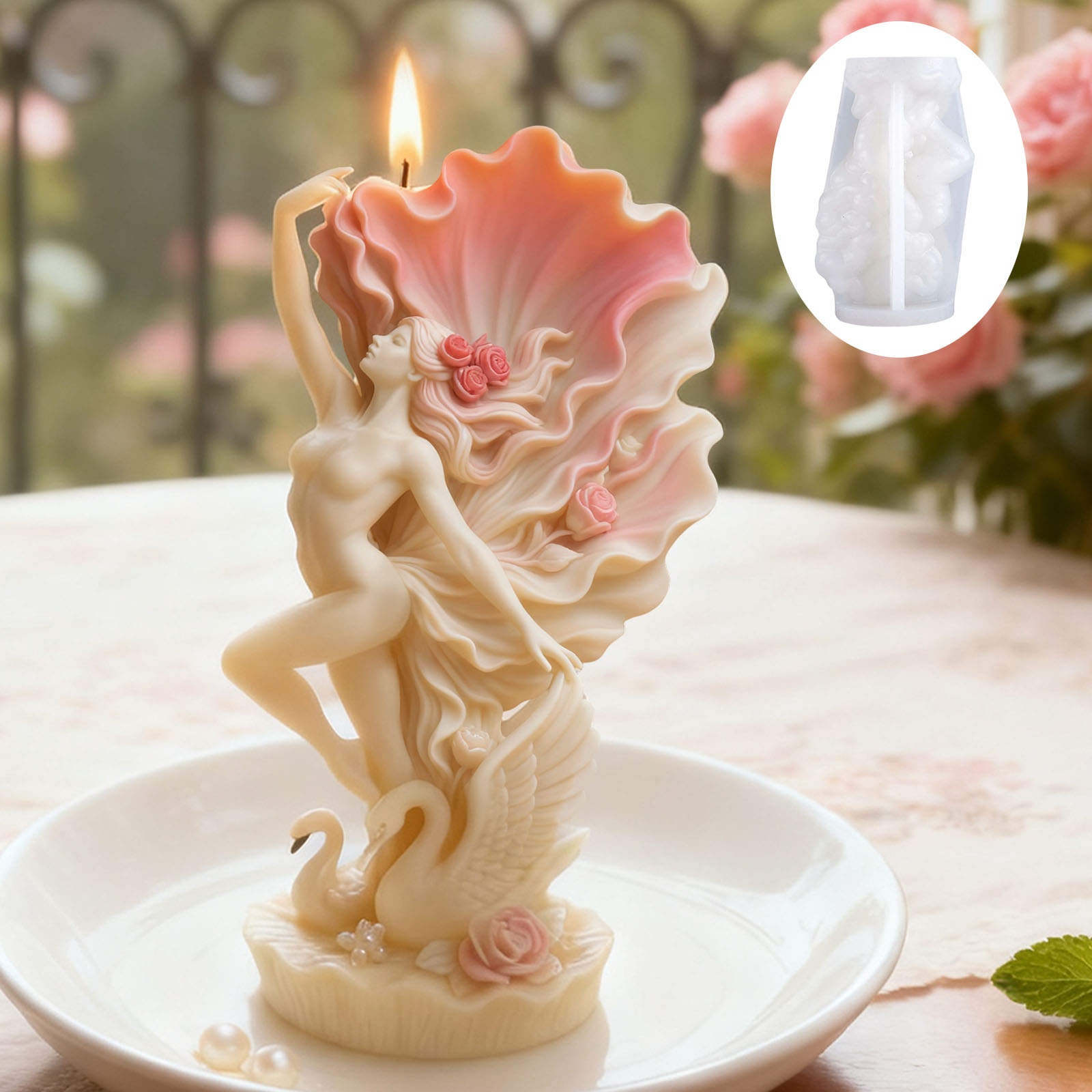 Elegant Swan Dancer Candle Mol - Scented Candle Luxury 리뷰 및 가격