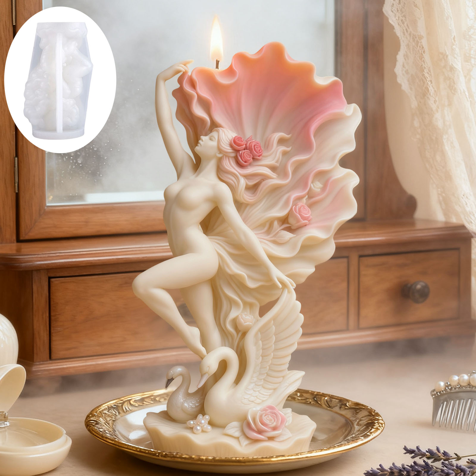 Elegant Swan Dancer Candle Mol - Scented Candle Luxury 리뷰 및 가격