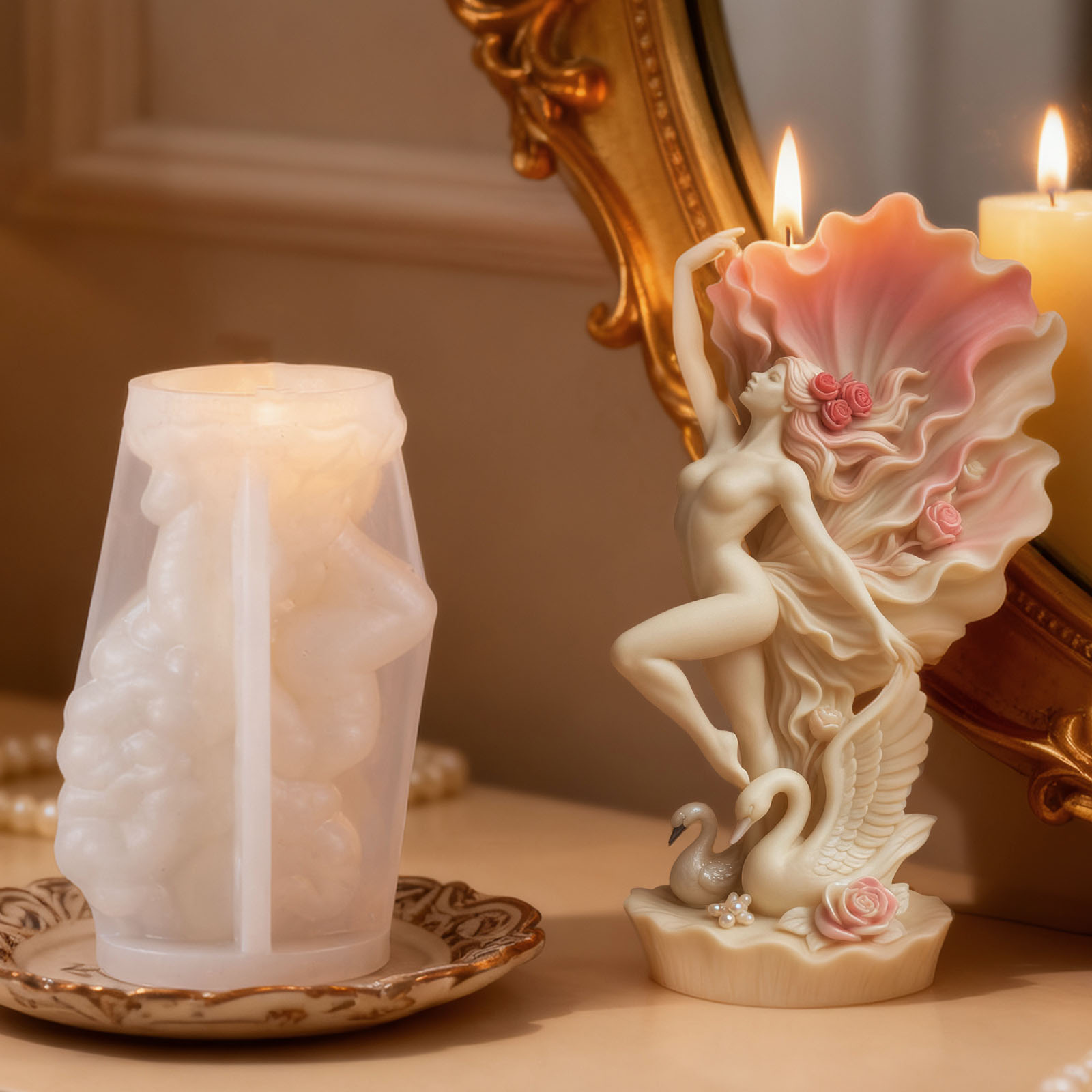 Elegant Swan Dancer Candle Mol - Scented Candle Luxury 리뷰 및 가격