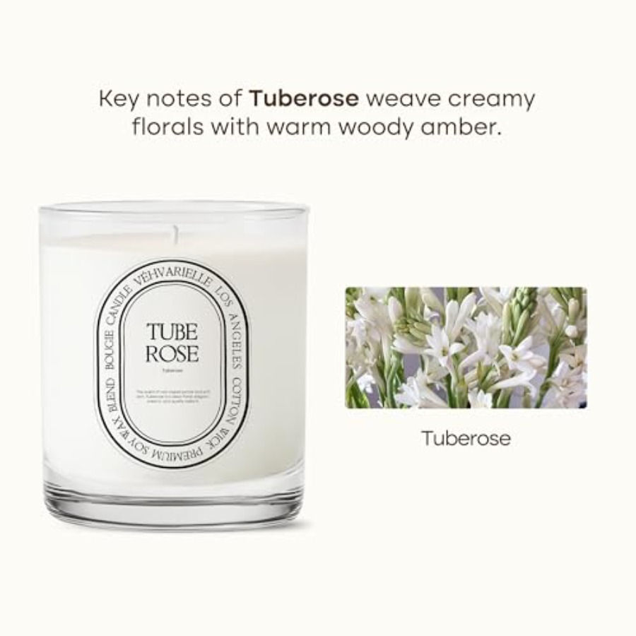Tuberose Luxury Scented Candle - Scented Candle Luxury 리뷰 및 가격