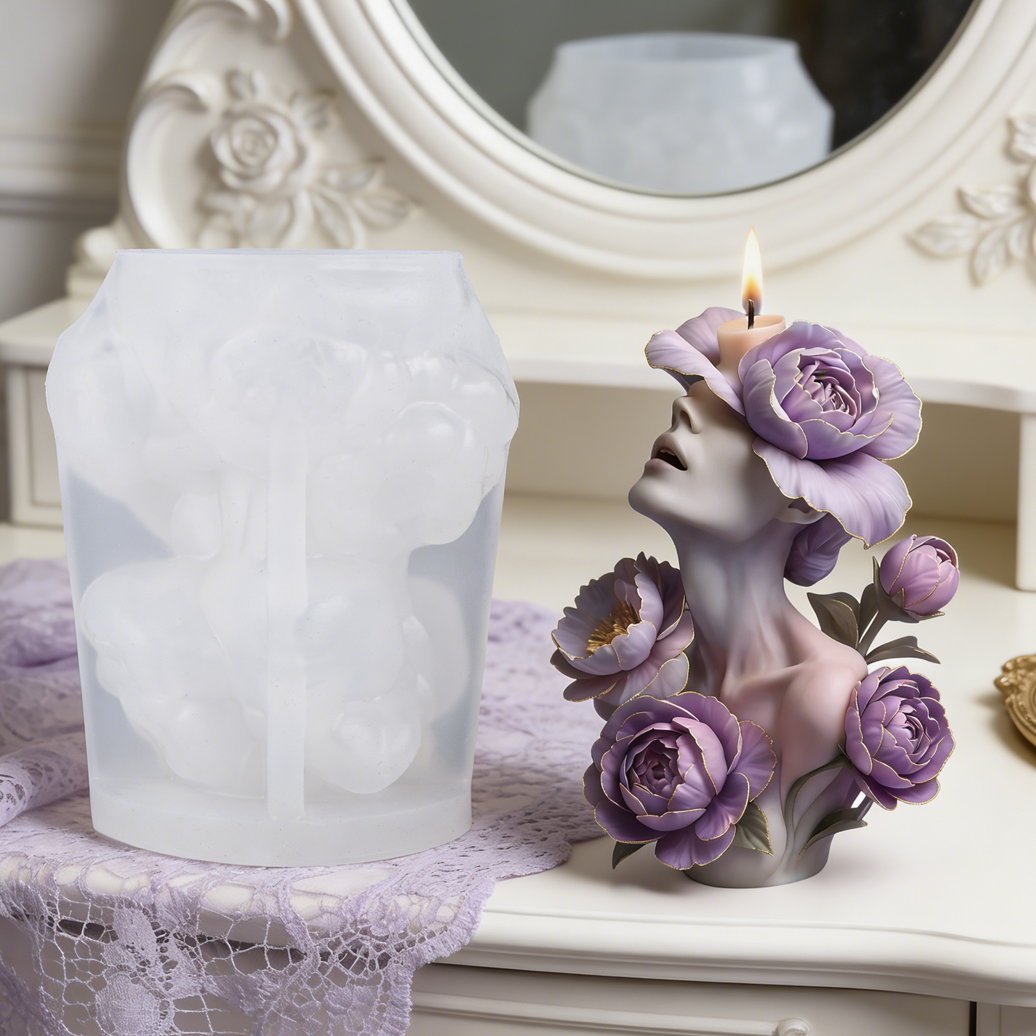 Purple Peony Goddess Candle Mo - Scented Candle Luxury 리뷰 및 가격