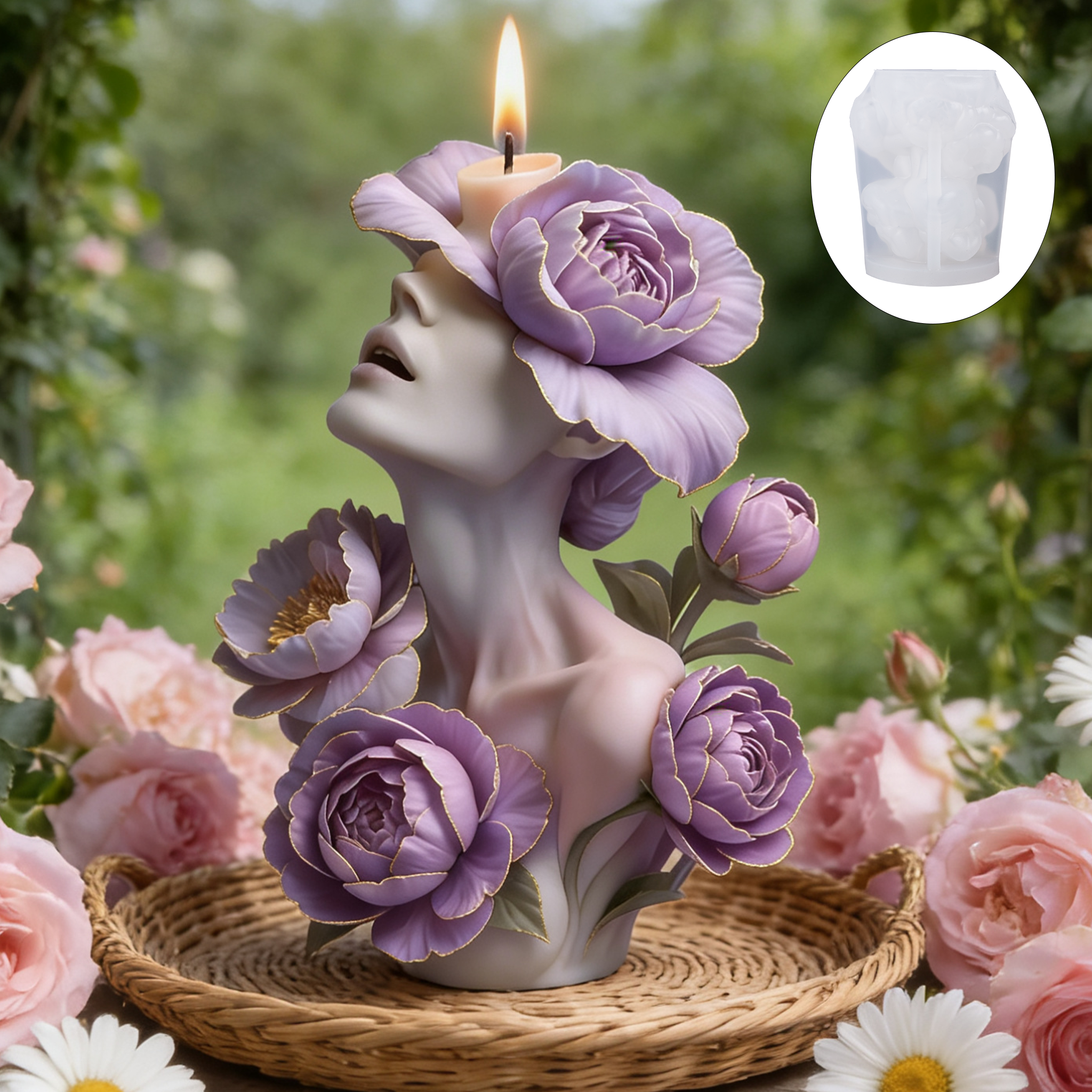 Purple Peony Goddess Candle Mo - Scented Candle Luxury 리뷰 및 가격
