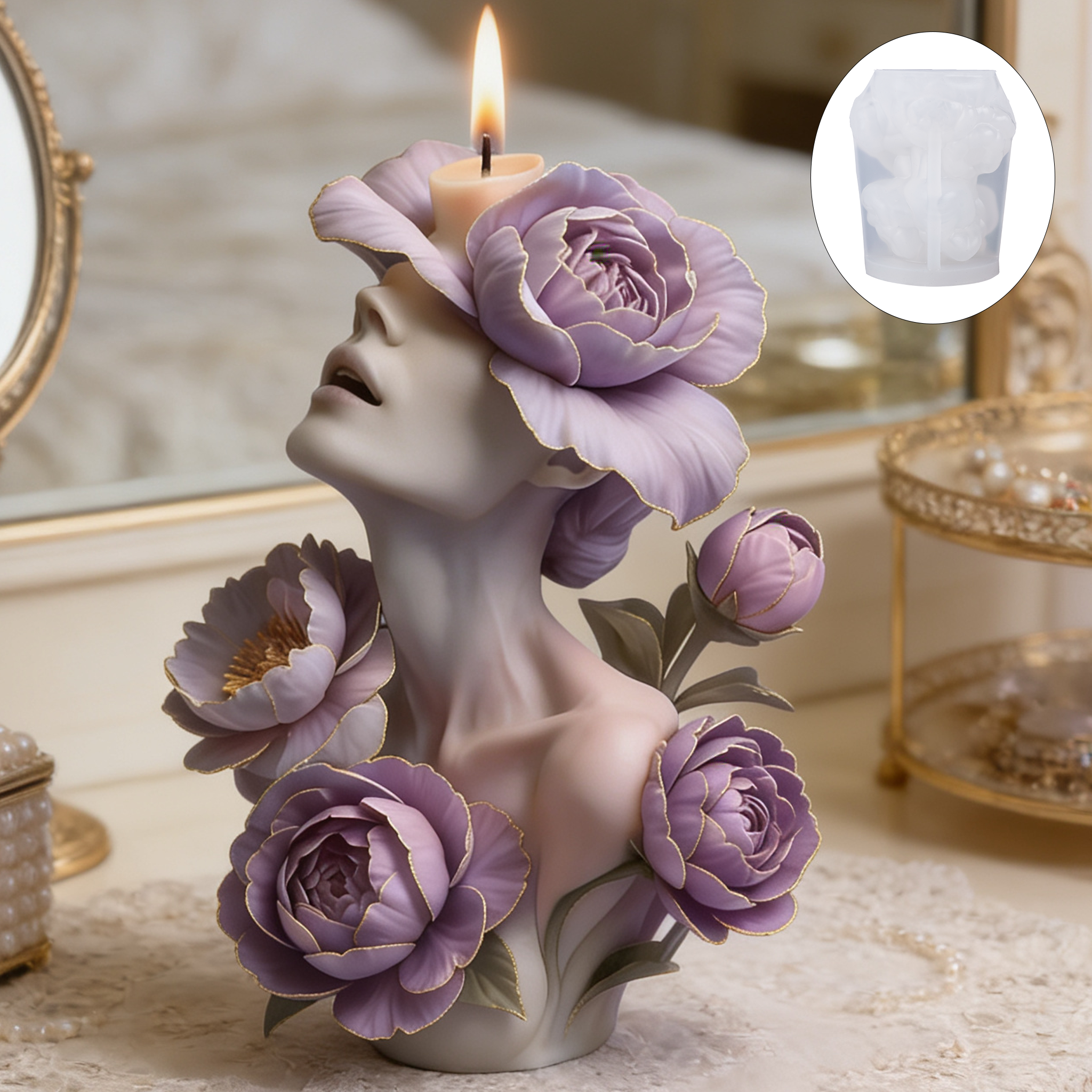 Purple Peony Goddess Candle Mo - Scented Candle Luxury 리뷰 및 가격