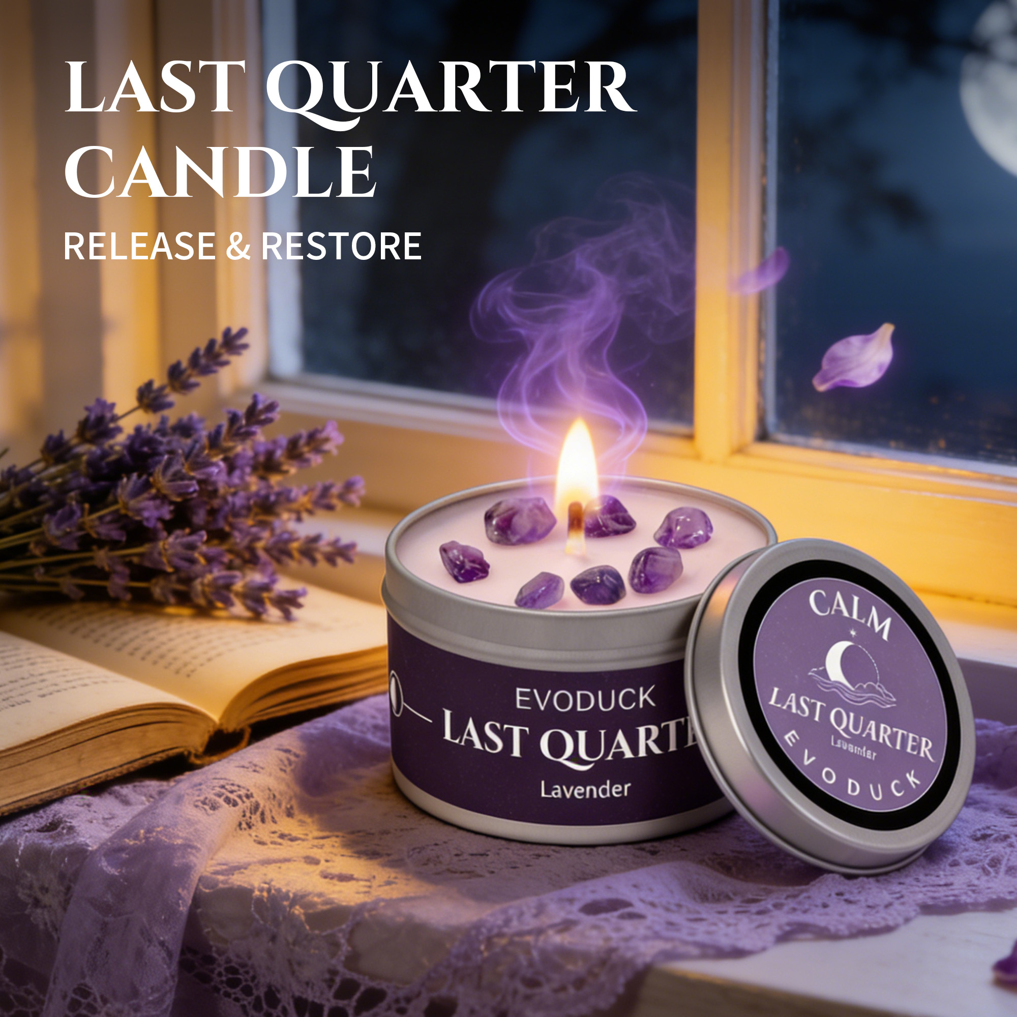 1pc Waning Moon Scented Candle - Scented Candle Luxury 리뷰 및 가격