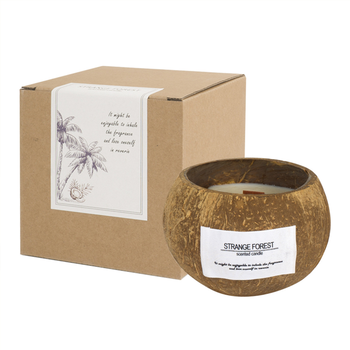 Coconut Shell Aromatherapy Can - Scented Candle Luxury 리뷰 및 가격