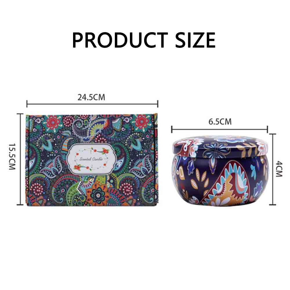 1 Box of 6 Tin Can Candle Set  - Scented Candle Luxury 리뷰 및 가격