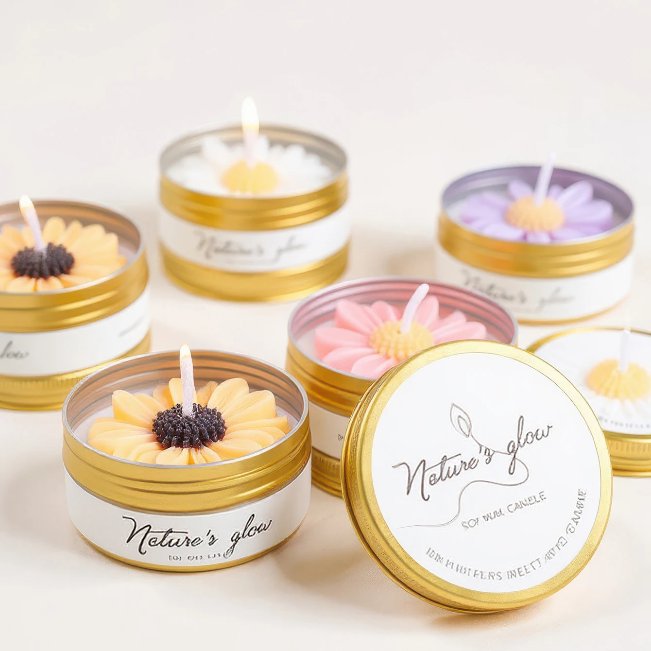 Chamomile Scented Candle Tin,  - Scented Candle Luxury 리뷰 및 가격